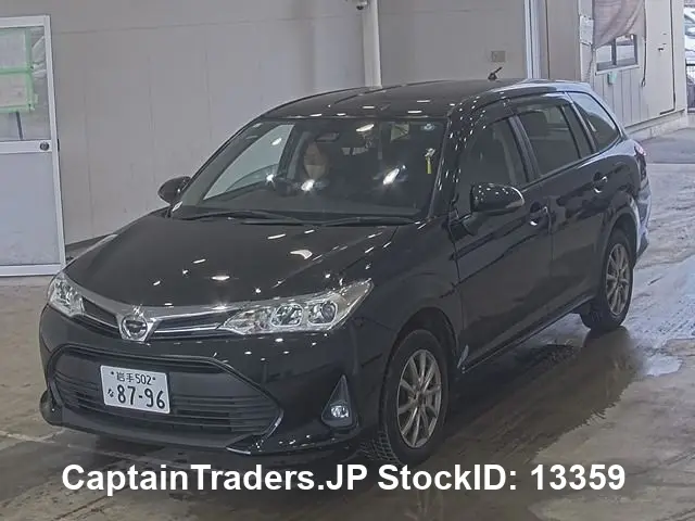 2019 Toyota Corolla Fielder Black Sedan for sale, Japanese used car export | GULJI TRADERS