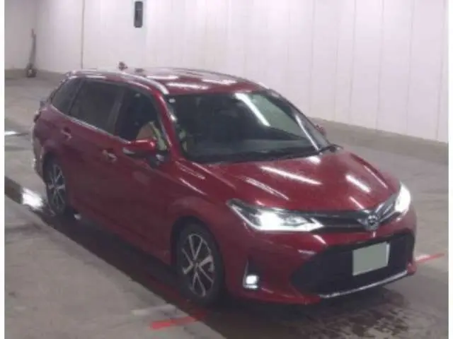 2019 Toyota Corolla Fielder 1.5G Double By B Red Van for sale, Japanese used car export - photo 1 of 6 | GULJI TRADERS