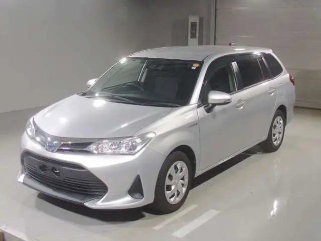 2019 Toyota Corolla Fielder hybrid Silver Van for sale, Japanese used car export - photo 1 of 8 | GULJI TRADERS