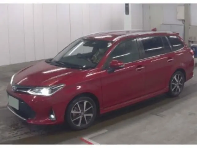 2019 Toyota Corolla Fielder 1.5G Double By B Red Van for sale, Japanese used car export - photo 1 of 5 | GULJI TRADERS