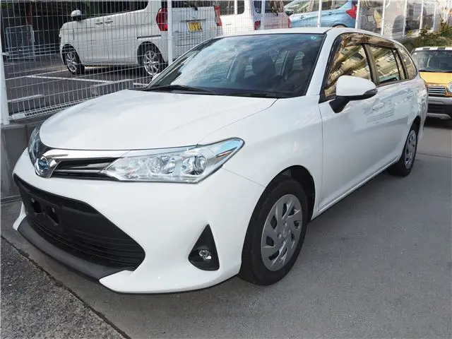 2020 Toyota Corolla Fielder Hybrid EX White Van for sale, Japanese used car export | GULJI TRADERS