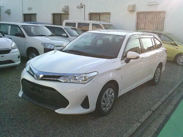 2020 Toyota Corolla Fielder Hybrid EX White Van for sale, Japanese used car export | GULJI TRADERS