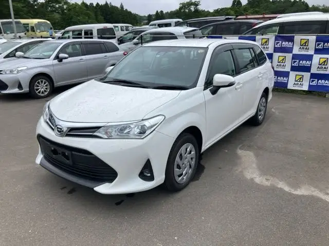 2021 Toyota Corolla Fielder EX White Van for sale, Japanese used car export | GULJI TRADERS