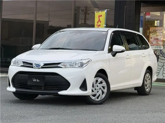 2021 Toyota Corolla Fielder Hybrid EX, navigation system, ETC, non-smoking vehicle White Van for sale, Japanese used car export - photo 1 of 49 | GULJI TRADERS