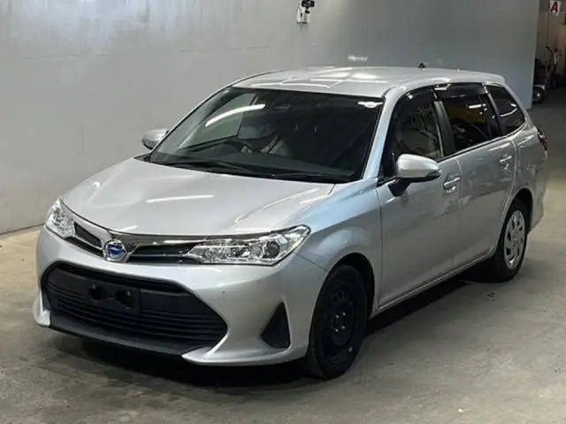 2021 Toyota Corolla Fielder Hybrid EX - photo 1 2021 Toyota Corolla Fielder Hybrid EX Silver Van for sale, Japanese used car export - photo 1 of 3 | GULJI TRADERS
