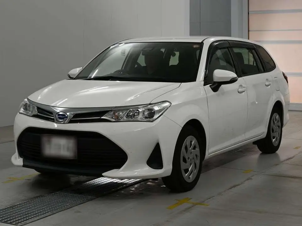 2021 Toyota Corolla Fielder Hybrid EX White Van for sale, Japanese used car export - photo 1 of 12 | GULJI TRADERS