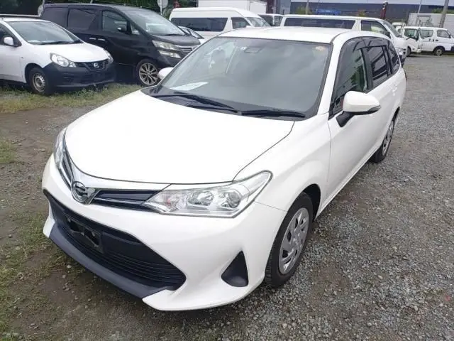 2021 Toyota Corolla Fielder EX ECVT White Van for sale, Japanese used car export - photo 1 of 9 | GULJI TRADERS