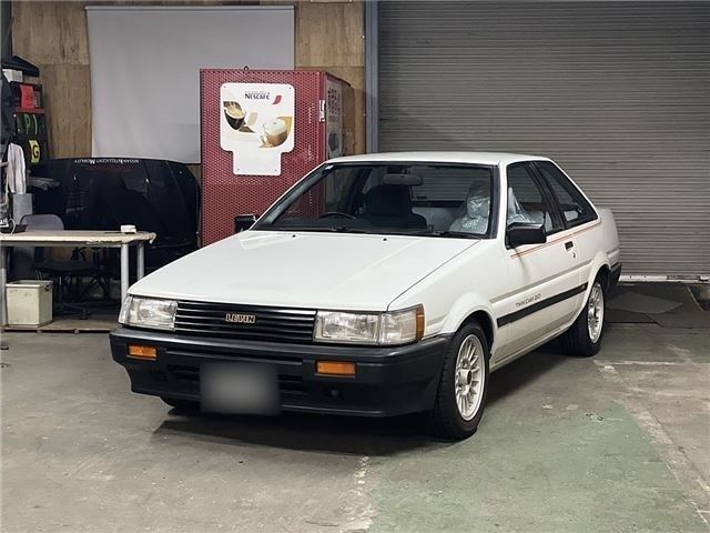 1983 Toyota Corolla Levin Lime 20V White Coupe for sale, Japanese used car export | GULJI TRADING