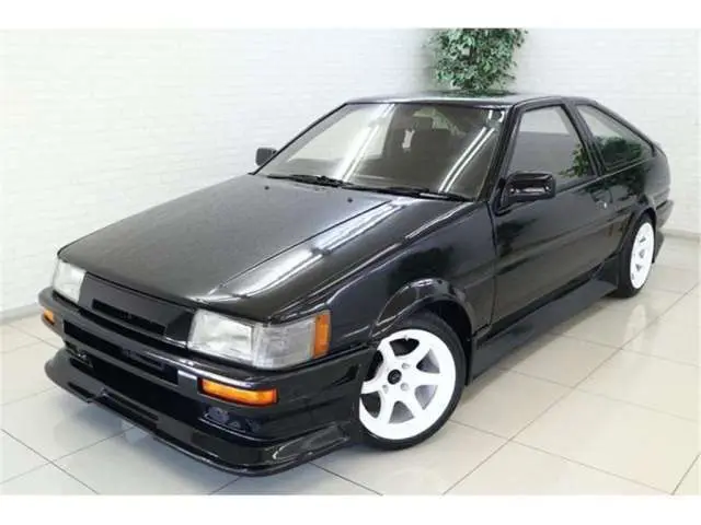 1983 Toyota Corolla Levin GT APEX 5-speed, Rays 15-inch wheels Black Color changed Coupe for sale, Japanese used car export | GULJI TRADERS