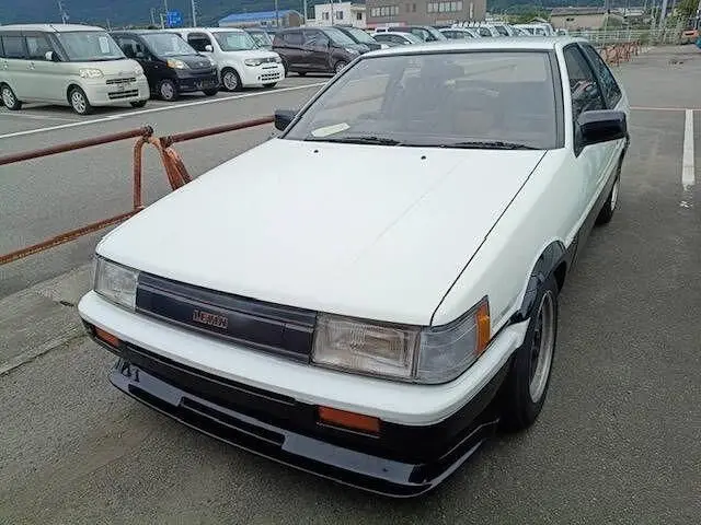 1984 Toyota Corolla Levin GT APEX White Coupe for sale, Japanese used car export | GULJI TRADERS