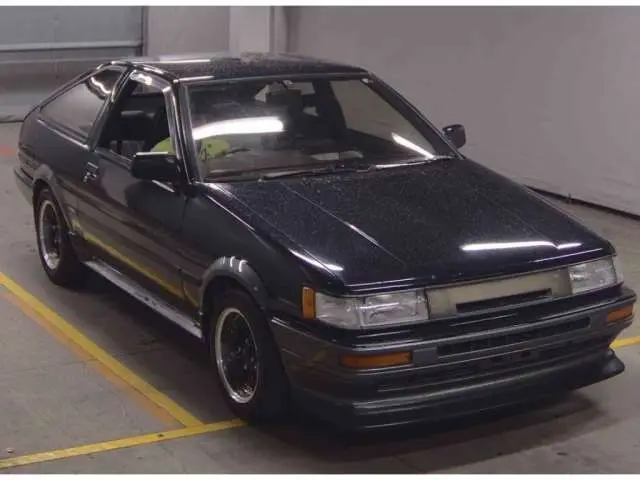 1985 Toyota Corolla Levin GT APEX Black Coupe for sale, Japanese used car export - photo 1 of 6 | GULJI TRADERS