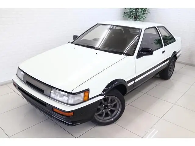 1986 Toyota Corolla Levin GT APEX White Coupe for sale, Japanese used car export - photo 1 of 9 | GULJI TRADERS