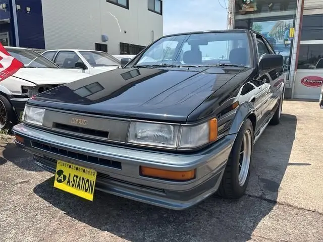 1987 Toyota Corolla Levin GT Black Coupe for sale, Japanese used car export | GULJI TRADERS
