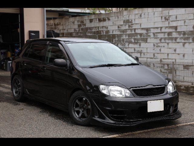 2001 Toyota Corolla Runx Z Aero Tourer Black Sedan for sale, Japanese used car export | GULJI TRADERS