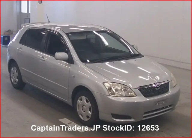 2003 Toyota Corolla Runx Silver Sedan for sale, Japanese used car export | GULJI TRADERS