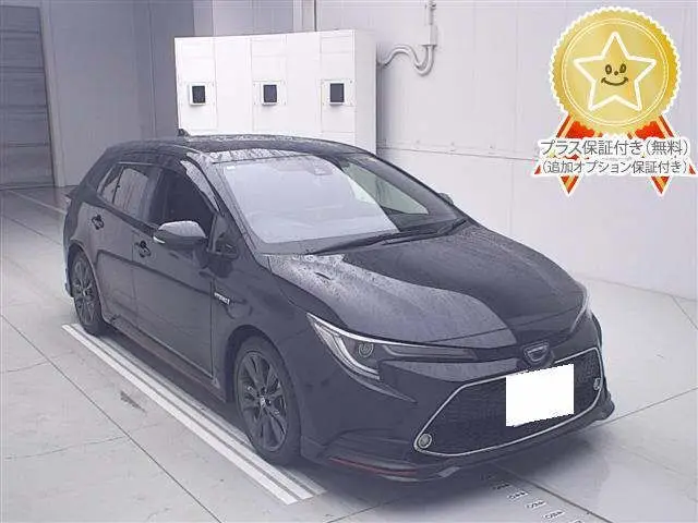 2020 Toyota Corolla Touring Touring Hybrid WxB Black Van for sale, Japanese used car export - photo 1 of 12 | GULJI TRADERS