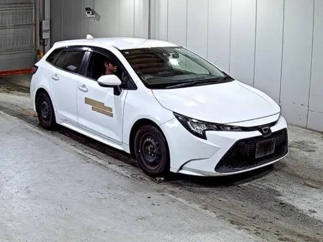 2020 Toyota Corolla Touring G-X - photo 1 2020 Toyota Corolla Touring G-X White Van for sale, Japanese used car export - photo 1 of 3 | GULJI TRADERS