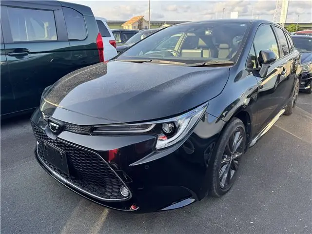 2021 Toyota Corolla Touring Double By B ☆ 9-inch DA ☆ Half Leather Black Van for sale, Japanese used car export - photo 1 of 14 | GULJI TRADERS