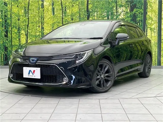 2021 Toyota Corolla Touring Hybrid Double By Black Van for sale, Japanese used car export - photo 1 of 30 | GULJI TRADERS