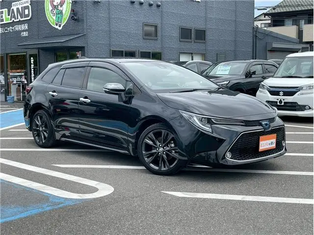 2021 Toyota Corolla Touring Hybrid WXB, one owner, non-smoking, backup camera, ETC. - photo 1 2021 Toyota Corolla Touring Hybrid WXB, one owner, non-smoking, backup camera, ETC. Black Van for sale, Japanese used car export - photo 1 of 63 | GULJI TRADERS