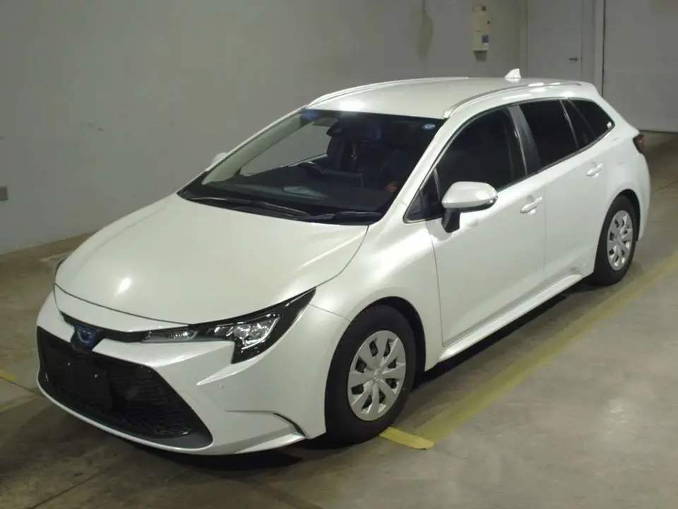 2022 Toyota Corolla Touring Hybrid G-X Pla 4WD - photo 1 2022 Toyota Corolla Touring Hybrid G-X Pla 4WD Pearl Van for sale, Japanese used car export - photo 1 of 2 | GULJI TRADERS