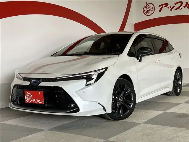 2023 Toyota Corolla Touring Hybrid WXB 4WD ★Display Audio★ Pearl Van for sale, Japanese used car export - photo 1 of 75 | GULJI TRADERS