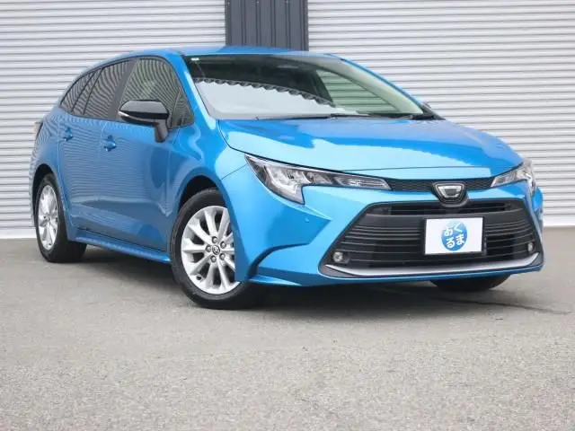 2025 Toyota Corolla Touring Hybrid G ​​Safety Sense Blue Van for sale, Japanese used car export | GULJI TRADERS