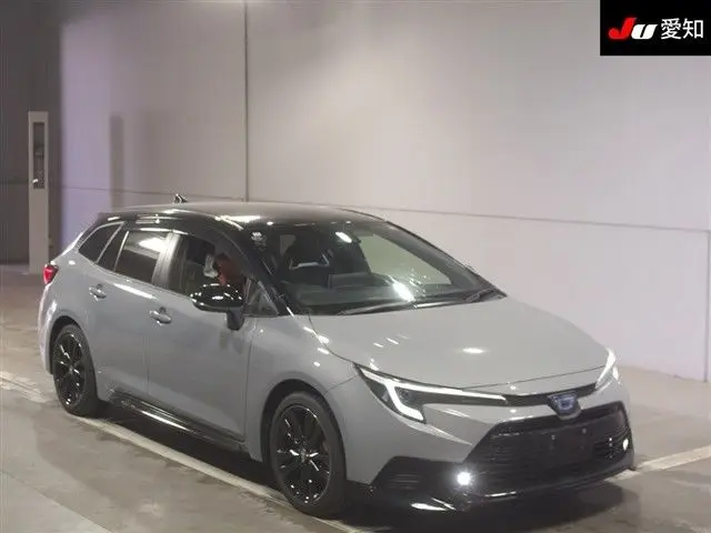 2025 Toyota Corolla Touring Hybrid Active Sport Gray Van for sale, Japanese used car export - photo 1 of 9 | GULJI TRADERS