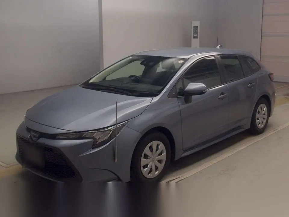 2021 Toyota Corolla Touring Push Start Hybrid G-x GRAY Sedan for sale, Japanese used car export - photo 1 of 8 | GULJI TRADERS