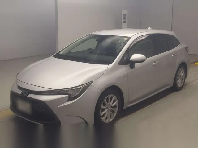2020 Toyota Corolla Touring Push Start Hybrid S Silver Sedan for sale, Japanese used car export | GULJI TRADERS