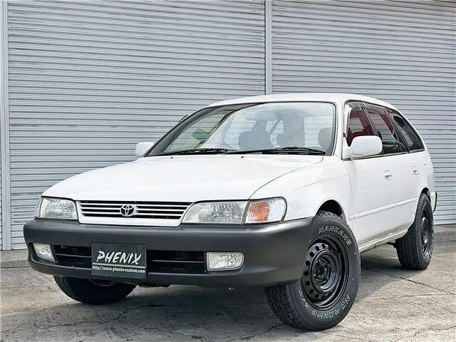 1998 Toyota Corolla Touring Wagon L Touring - photo 1 1998 Toyota Corolla Touring Wagon L Touring White Van for sale, Japanese used car export - photo 1 of 16 | GULJI TRADERS