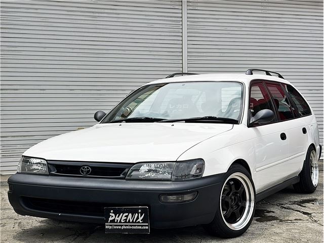 1999 Toyota Corolla Touring Wagon BZ Touring - photo 1 1999 Toyota Corolla Touring Wagon BZ Touring White Van for sale, Japanese used car export | GULJI TRADERS