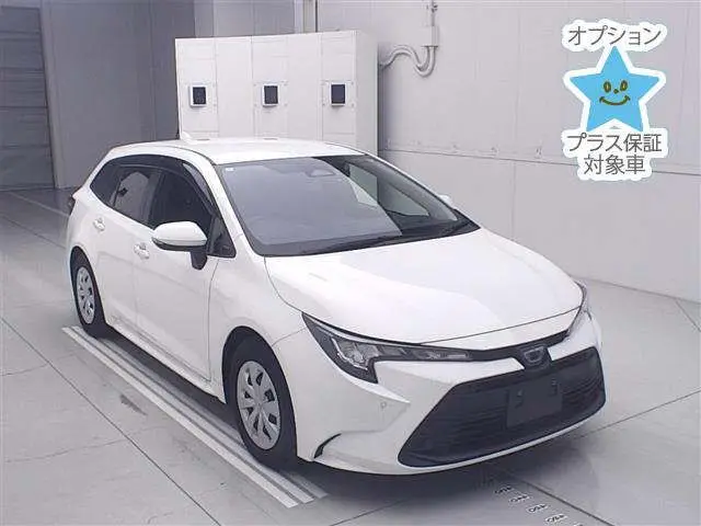2023 Toyota Corolla Touring Wagon 4WD Touring Hybrid X White Van for sale, Japanese used car export - photo 1 of 12 | GULJI TRADERS