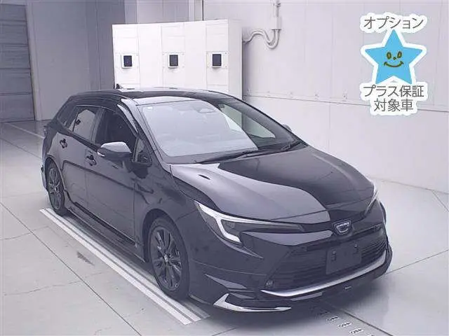 2023 Toyota Corolla Touring Wagon 4WD Touring Hybrid WxB - photo 1 2023 Toyota Corolla Touring Wagon 4WD Touring Hybrid WxB Black Van for sale, Japanese used car export - photo 1 of 12 | GULJI TRADERS