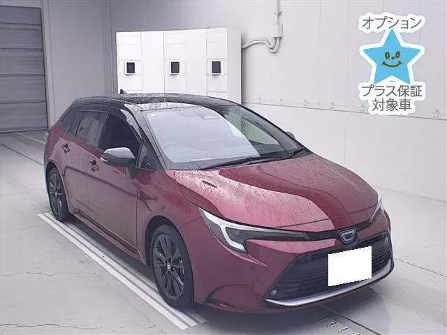 2023 Toyota Corolla Touring Wagon Touring Hybrid WxB - photo 1 2023 Toyota Corolla Touring Wagon Touring Hybrid WxB Red Van for sale, Japanese used car export - photo 1 of 12 | GULJI TRADERS