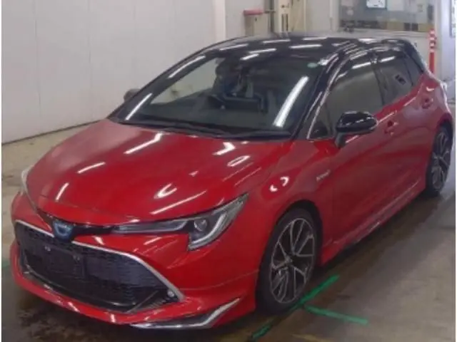 2019 Toyota Corollasport Hybrid G Z Modellista Air - photo 1 2019 Toyota Corollasport Hybrid G Z Modellista Air Red Coupe for sale, Japanese used car export - photo 1 of 5 | GULJI TRADERS