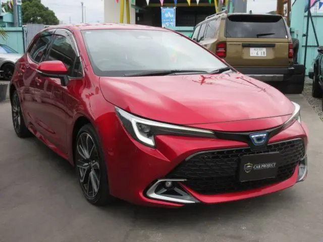 2023 Toyota Corollasport Hybrid GZ, late model, heated seats, genuine 18-inch alloy wheels, 21,310 km mileage - photo 1 2023 Toyota Corollasport Hybrid GZ, late model, heated seats, genuine 18-inch alloy wheels, 21,310 km mileage Red Coupe for sale, Japanese used car export - photo 1 of 58 | GULJI TRADERS