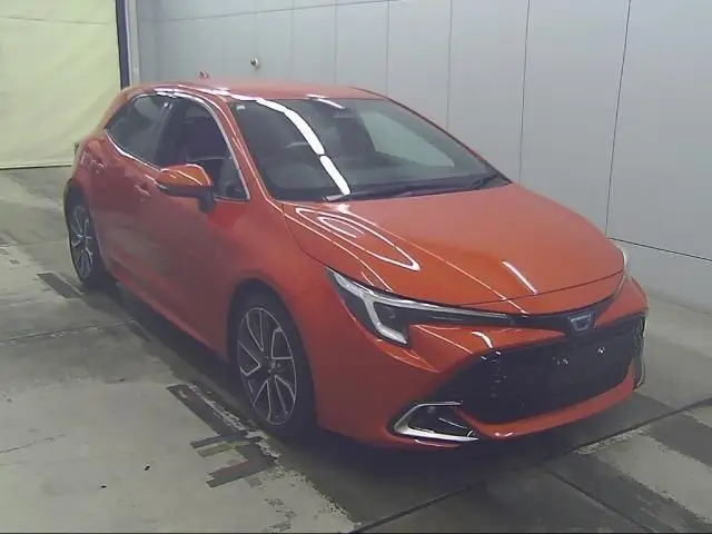 2023 Toyota Corollasport Hybrid G ​​Z Orange Coupe for sale, Japanese used car export | GULJI TRADERS