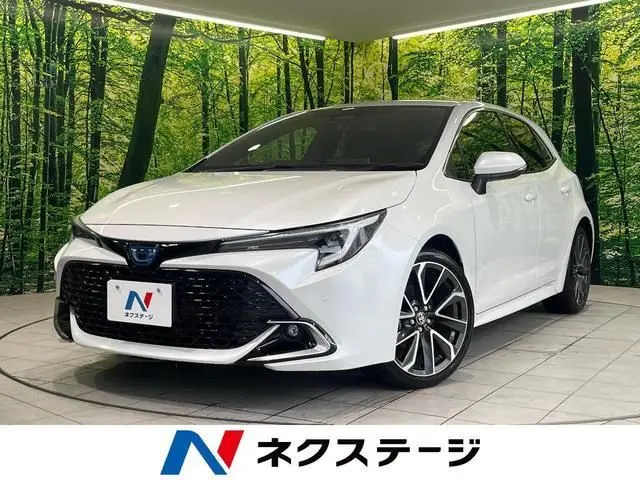 2023 Toyota Corollasport Hybrid G ​​Z White Coupe for sale, Japanese used car export | GULJI TRADERS