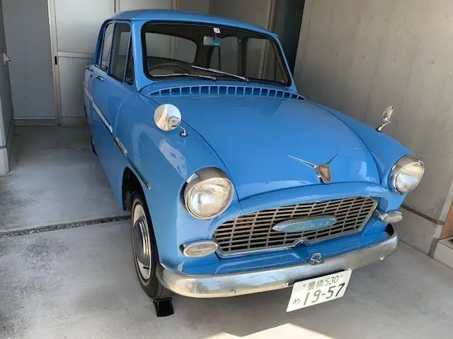 1961 Toyota Corona Blue Sedan for sale, Japanese used car export | GULJI TRADERS