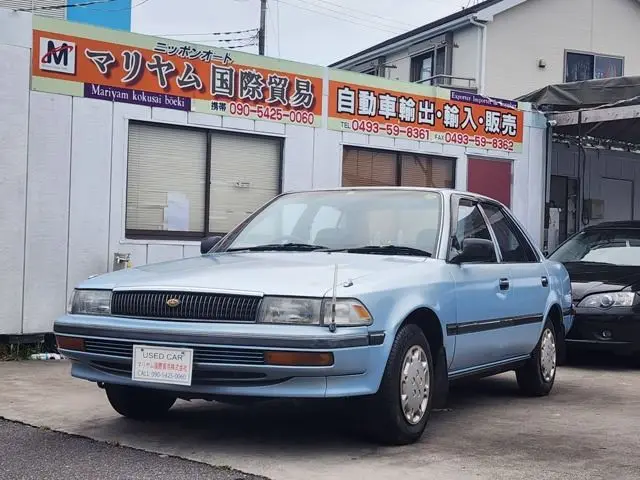 1990 Toyota Corona 1.5 EX Saloon Blue Sedan for sale, Japanese used car export | GULJI TRADERS