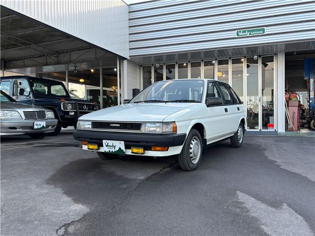 1988 Toyota Corsa Sophia - photo 1 1988 Toyota Corsa Sophia White Sedan for sale, Japanese used car export | GULJI TRADING