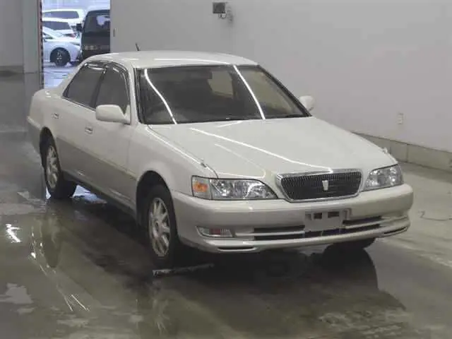 2000 Toyota Cresta Super Lucent FOUR_S Package Pearl Sedan for sale, Japanese used car export - photo 1 of 10 | GULJI TRADERS