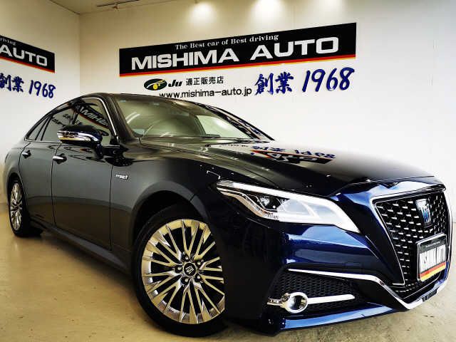2019 Toyota Crown HV 2.5G Sedan for sale, Japanese used car export - photo 1 of 19 | GULJI TRADERS