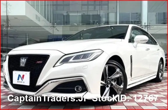 2020 Toyota Crown Pearl white Sedan for sale, Japanese used car export | GULJI TRADERS