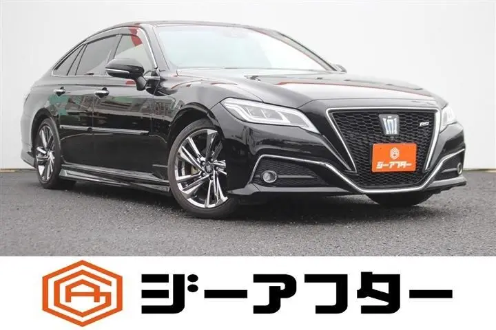 2021 Toyota Crown 2.5HV RS Advance Black Sedan for sale, Japanese used car export - photo 1 of 30 | GULJI TRADERS
