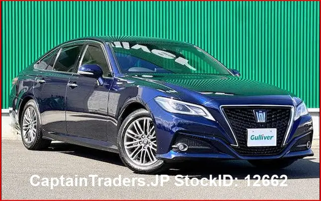 2021 Toyota Crown - photo 1 2021 Toyota Crown Dark Blue Sedan for sale, Japanese used car export | GULJI TRADERS