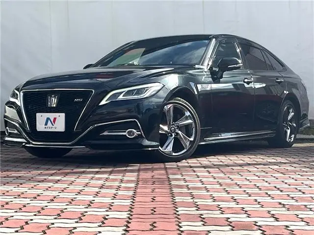 2018 Toyota Crown Hybrid RS Advance - photo 1 2018 Toyota Crown Hybrid RS Advance Black Sedan for sale, Japanese used car export - photo 1 of 30 | GULJI TRADERS