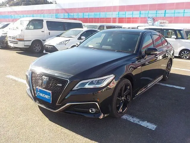 2018 Toyota Crown Hybrid RS Advance Four 4WD Leather Package - photo 1 2018 Toyota Crown Hybrid RS Advance Four 4WD Leather Package Black Sedan for sale, Japanese used car export - photo 1 of 30 | GULJI TRADERS