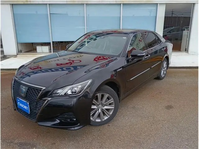 2018 Toyota Crown Hybrid Athlete S FourJ Fronte Limited ☆4WD☆ Black Sedan for sale, Japanese used car export - photo 1 of 18 | GULJI TRADERS